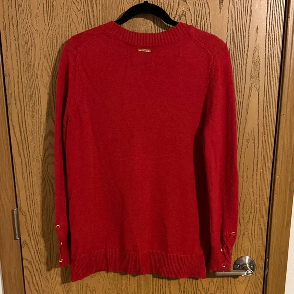 Michael Kors Red Crew Neck Sweater - Picture 5 of 5